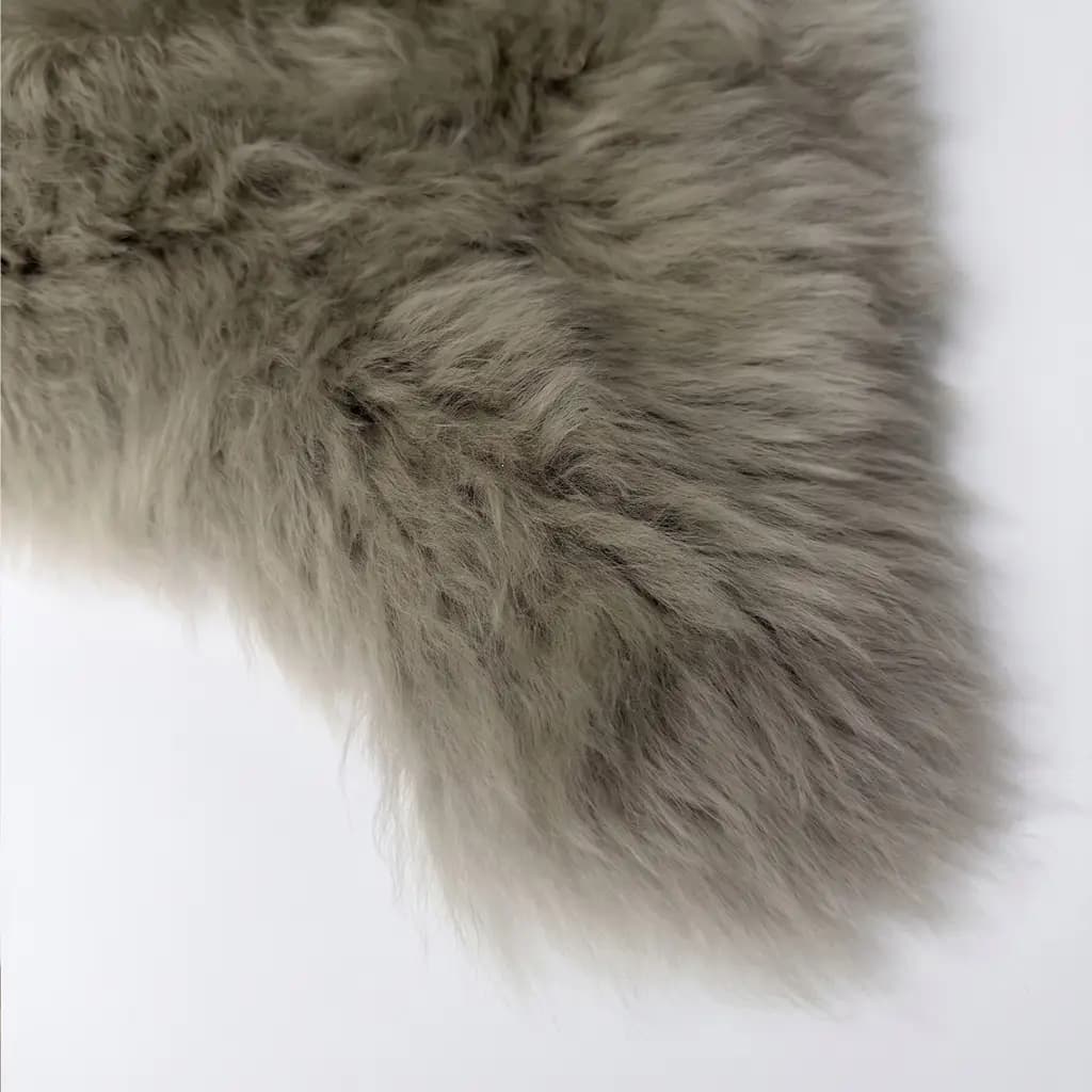 Single Sheepskin Rug 2' x 3' Chateau Gray - View 2
